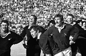 Images Dated 30th May 2012: The All Blacks face the Springboks in 1976