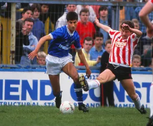 Millwall 2 Stoke 1 Football Print, April 1988