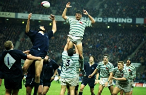 Angus Innes jumps in the line-out for Cambridge - 1998 Varsity Match Angus Innes jumps in the line-out for Cambridge - 1998 Varsity Match
