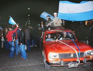 Argentina fans celebrate their 1978 World Cup victory Argentina fans celebrate their 1978 World Cup victory