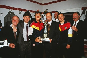 Arsenal celebrate their 1991 league title victory Arsenal celebrate their 1991 league title victory