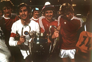 Aston Villas Dennis Mortimer and Kenny Swain - 1982 European Cup Final Aston Villas Dennis Mortimer and Kenny Swain - 1982 European Cup Final