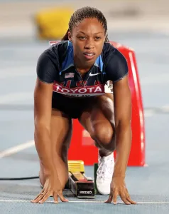 Athletic Prints: Allyson Felix 400m Heats Print