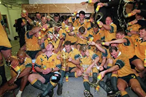 The Australia team celebrate after winning the 1999 Rugby World Cup The Australia team celebrate after winning the 1999 Rugby World Cup
