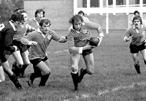 Chris Ralston on the ball for Middlesex in 1975 Chris Ralston on the ball for Middlesex in 1975