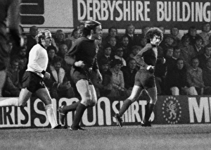 Derby Countys Francis Lee and Real Madrids Gunter Netzer and Paul Breitner Derby Countys Francis Lee and Real Madrids Gunter Netzer and Paul Breitner