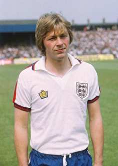 Englands Brian Greenhoff - 1978 British Home Championship Englands Brian Greenhoff - 1978 British Home Championship