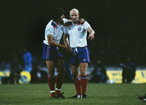 Englands David Armstrong and Alan Devonshire Englands David Armstrong and Alan Devonshire