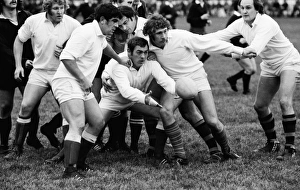 The famous Pontypool Front Row play for Major Stanleys XV in 1975 The famous Pontypool Front Row play for Major Stanleys XV in 1975