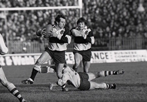 Gareth Edwards makes a break for the Barbarians in 1976 Gareth Edwards makes a break for the Barbarians in 1976