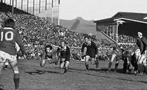 Gareth Edwards passes to Barry John during the second Lions test against the All Blacks in 1971 Gareth Edwards passes to Barry John during the second Lions test against the All Blacks in 1971