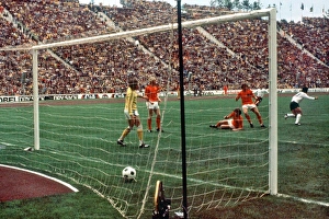 Gerd Muller scores the winning goal for West Germany in the 1974 World Cup Final Gerd Muller scores the winning goal for West Germany in the 1974 World Cup Final