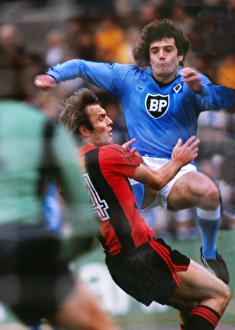 Hamburgs Kevin Keegan clashes with a Frankfurt player in 1979 Hamburgs Kevin Keegan clashes with a Frankfurt player in 1979