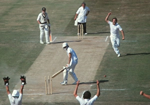Ian Botham bowls Terry Alderman to win the 4th Test of the 1981 Ashes Ian Botham bowls Terry Alderman to win the 4th Test of the 1981 Ashes