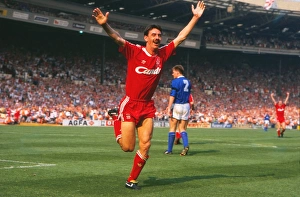Ian Rush celebrates his winning goal in the 1989 FA Cup Final Ian Rush celebrates his winning goal in the 1989 FA Cup Final