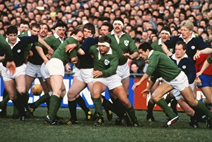 Ireland and Scotland clash - 1986 Five Nations Ireland and Scotland clash - 1986 Five Nations