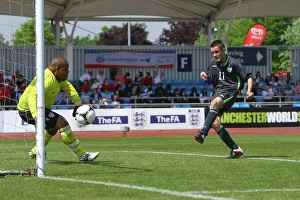Irelands Peter Cotter scores his sides second goal against the USA at the 2012 Paralympic World Cup Irelands Peter Cotter scores his sides second goal against the USA at the 2012 Paralympic World Cup