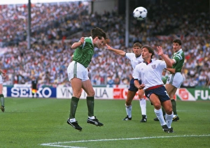 Irelands Ray Houghton scores against England at Euro 88 Irelands Ray Houghton scores against England at Euro 88