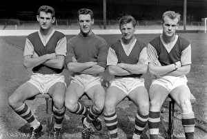 J. Calver, Harry Thomson, I. Towers, G. Harris - Burnley J. Calver, Harry Thomson, I. Towers, G. Harris - Burnley