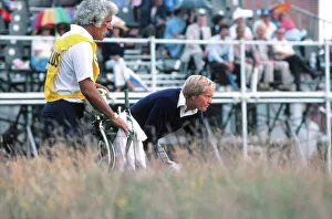 Jack Nicklaus and his caddy at the 1977 Open Jack Nicklaus and his caddy at the 1977 Open