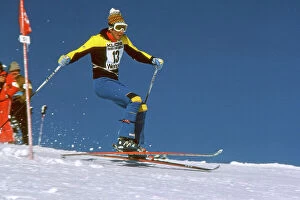 Images Dated 9th May 2012: Jan Ingemar Stenmark - 1974 FIS World Cup - Wengen