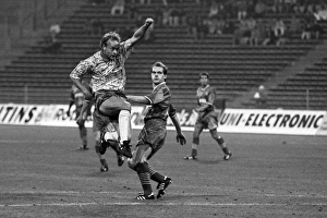 Jeremy Goss scores his famous volley against Bayern Munich in 1993 + Jeremy Goss scores his famous volley against Bayern Munich in 1993 +