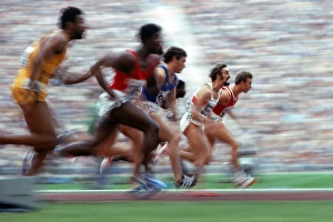 Jobst Hirscht strains to keep up with Valeriy Borzov in the 100m at the 1972 Munich Olympics Jobst Hirscht strains to keep up with Valeriy Borzov in the 100m at the 1972 Munich Olympics