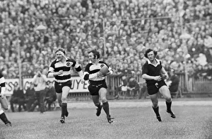 John Dawes makes a break in the build-up to the Barbarians famous try against New Zealand in 1973 John Dawes makes a break in the build-up to the Barbarians famous try against New Zealand in 1973