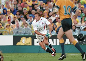 Jonny Wilkinson on the ball during the 2003 World Cup Final Jonny Wilkinson on the ball during the 2003 World Cup Final