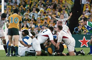 Jonny Wilkinson directs play during the 2003 World Cup Final Jonny Wilkinson directs play during the 2003 World Cup Final