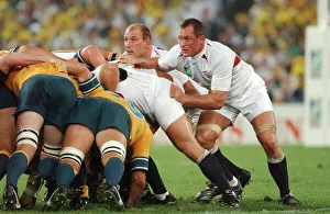 Lawrence Dallaglio and Richard Hill during the 2003 World Cup Final Lawrence Dallaglio and Richard Hill during the 2003 World Cup Final