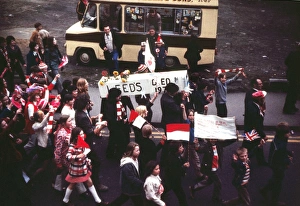 The Leeds died 1973 coffin is carried through the streets of Sunderland on the way to The Leeds died 1973 coffin is carried through the streets of Sunderland on the way to