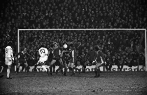 Leeds Johnny Giles scores against Wimbledon in the 1975 FA Cup Leeds Johnny Giles scores against Wimbledon in the 1975 FA Cup
