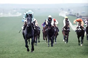 Lester Piggott on the way to winning the 1970 1000 Guineas Stakes Lester Piggott on the way to winning the 1970 1000 Guineas Stakes