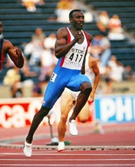 Linford Christie at the 1991 Tokyo World Championships Linford Christie at the 1991 Tokyo World Championships