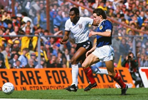 Luther Blissett and Arthur Albiston - 1984 British Home Championship Luther Blissett and Arthur Albiston - 1984 British Home Championship