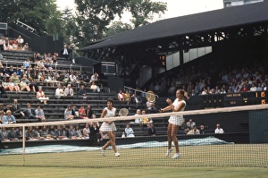 Mary Ann Curtis and Julie Heldman - 1970 Wightman Cup Mary Ann Curtis and Julie Heldman - 1970 Wightman Cup