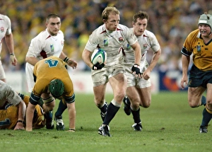 Matt Dawson makes a break during the 2003 World Cup Final Matt Dawson makes a break during the 2003 World Cup Final