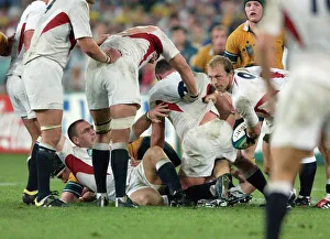 Matt Dawson passes the ball during the 2003 World Cup Final Matt Dawson passes the ball during the 2003 World Cup Final