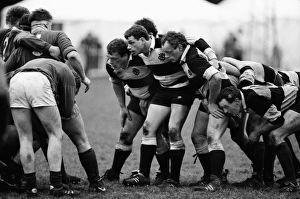 The Milne brothers line up in the front row for the Barbarians during during the 1989 Mobbs Memorial Match The Milne brothers line up in the front row for the Barbarians during during the 1989 Mobbs Memorial Match