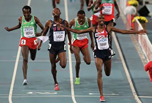 Mo Farah wins the 5000m final at the 2011 World Championships Mo Farah wins the 5000m final at the 2011 World Championships