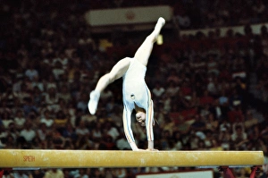 Nadia Comaneci at the 1976 Montreal Olympics Nadia Comaneci at the 1976 Montreal Olympics
