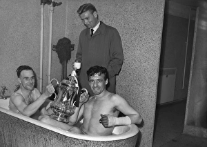 Newcastle Uniteds Ron Batty and Ronnie Simpson celebrate winning the 1955 FA Cup Newcastle Uniteds Ron Batty and Ronnie Simpson celebrate winning the 1955 FA Cup