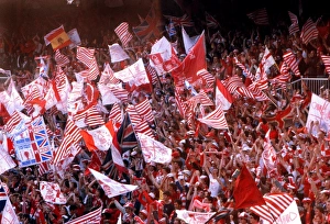 Nottingham Forest fans at the 1980 European Cup Final in Madrid Nottingham Forest fans at the 1980 European Cup Final in Madrid