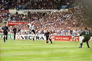 Paul Gascoigne scores his stunning volley against Scotland at Euro 96 Paul Gascoigne scores his stunning volley against Scotland at Euro 96