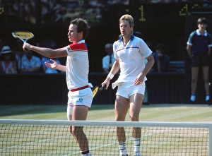Peter Fleming and John McEnroe - 1984 Wimbledon Mens Doubles Champions Peter Fleming and John McEnroe - 1984 Wimbledon Mens Doubles Champions