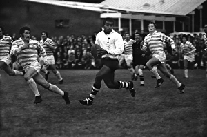 Pio Bosco Tikoisuva on the ball for Fiji in 1970 Pio Bosco Tikoisuva on the ball for Fiji in 1970