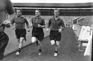 PNEs Tom Finney, Charlie Wayman and Willie Cunningham PNEs Tom Finney, Charlie Wayman and Willie Cunningham