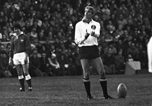 Referee Roger Quittenton - 1983 Five Nations Referee Roger Quittenton - 1983 Five Nations