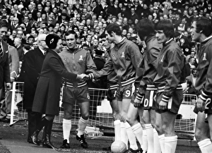 Ron Harris introduces his Chelsea players to Princess Margaret before kick-off - 1970 FA Ron Harris introduces his Chelsea players to Princess Margaret before kick-off - 1970 FA